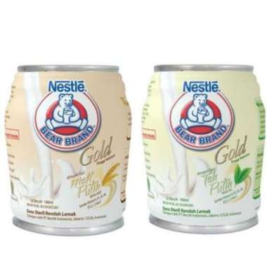 Promo Harga Bear Brand Susu Steril Gold Teh Putih 140 ml - Blibli