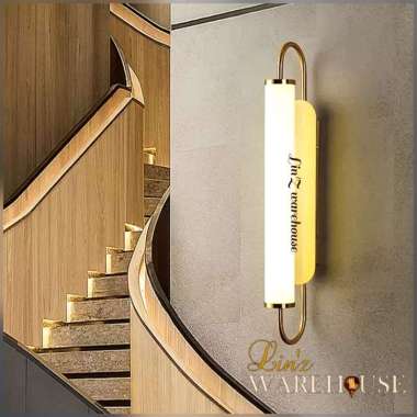 Lampu dinding MODERN GOLD PIPE LED 3 COLOURS wall lamp