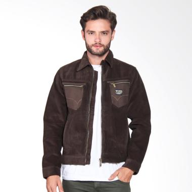 Cardinal Jeans Men Slim Fit Jaket Pria - Grey
