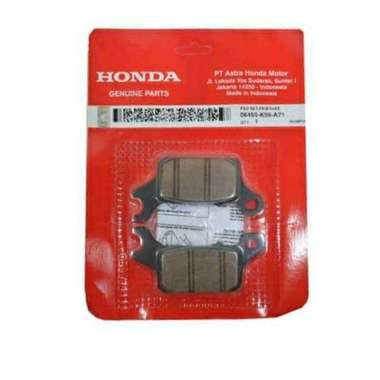 Honda Genuine Part Kampas Rem Depan (Disk Pad) for Honda New Vario 125 & 150 [K59] Black