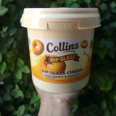 Collins Dip Glaze Cheese 1kg collins saus Manis Rasa Keju 1000gram collins chesse 1kg collins rasa k