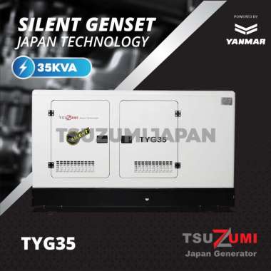 Genset 35KVA Silent Yanmar Tsuzumi Japan 28000 Watt