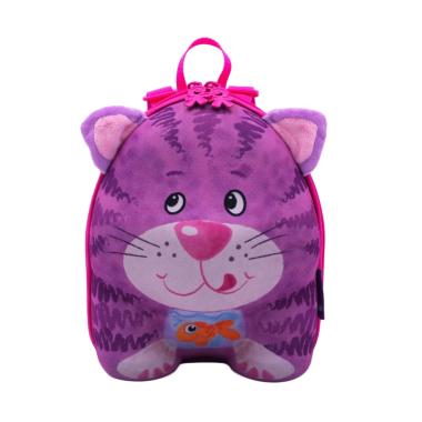 Okiedog Wildpack Backpack Cat Tas Sekolah Purple