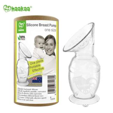 Haakaa silicone breast pump with suction base 150ml