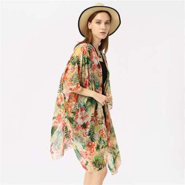 Promo Beach Cover Up Kimono Cardigan 