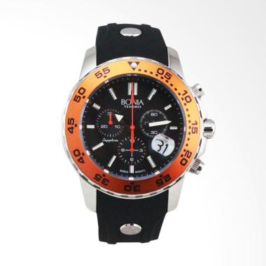 Bonia Jam Tangan Pria - Black Orange B937-1362C