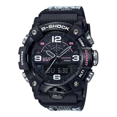 Jam Tangan Pria Casio G-Shock GG-B100BTN-1AJR Master Of G Mudmaster X Burton Digital Analog Dial Whi