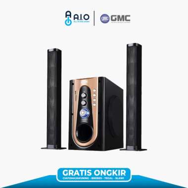 GMC - SPEAKER 886P 2 IN 1 - SP886P 2IN1 Silver