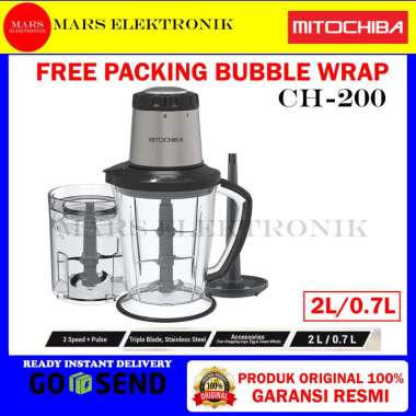 Mitochiba CH-200 Food Chopper - Hitam Hitam