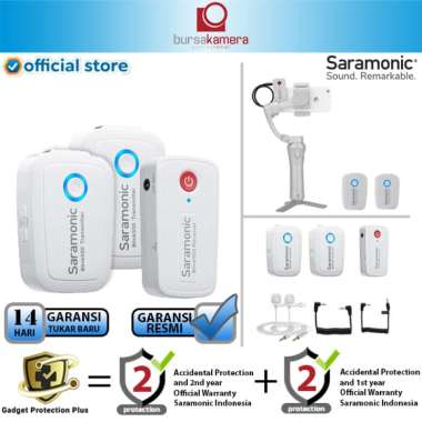 Saramonic Blink 500 B2 UltraCompact 2-Person Wireless Clip-on White