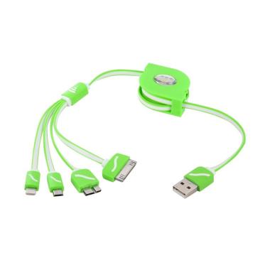Grosir Express 4in1 USB Cable - Green