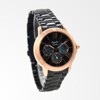 Alexandre Christie 2650 Jam Tangan Wanita - Rosegold Black