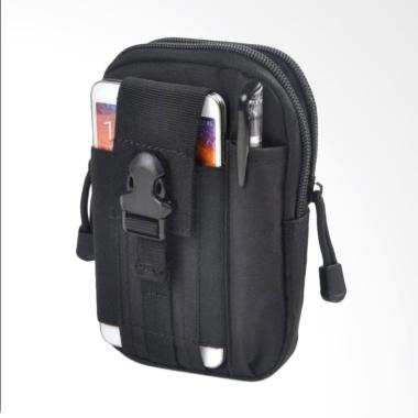 Tas Mania Army Tactical Molle Waist ... Tas Pinggang Pria - Hitam