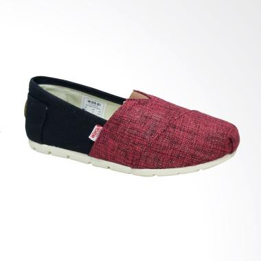 Wakai WAK-SW017BG-GENJI Sepatu Unisex - Black Red