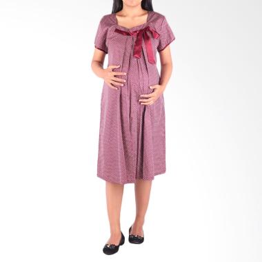 HMILL D1372 Dress Hamil Menyusui - Merah