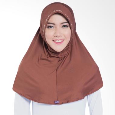 Elzatta Zaria M Rumana Jilbab Instant - Dark Brown