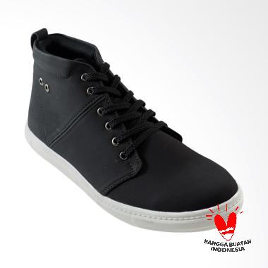 Dane And Dine Zambi Sepatu Pria - Black