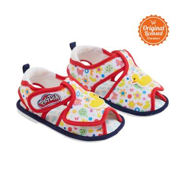 Playdoh Baby Flip Flop Prewalker Style 2 Sepatu Bayi - White