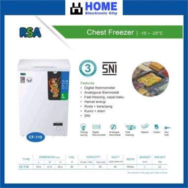 RSA CF 100 Freezer White