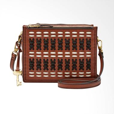 Fossil ZB 7296914 Campbell Crossbod ... - Multi Brown Tas Wanita