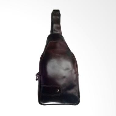 Hunter Design Tas Selempang Pria - Dark Brown [001121]