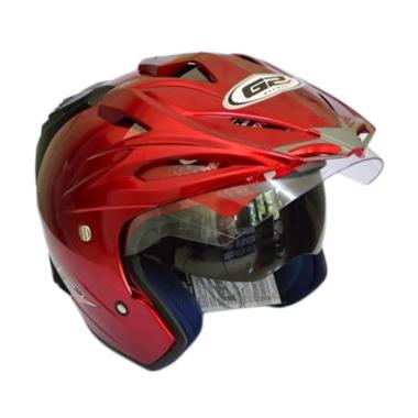 G2 Helmet Exterminator Polos Helm Half Face - Red