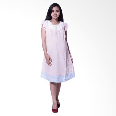 Mama Hamil DRO 866 Julie Kutung Brokat Baju Ibu Hamil - Cream Mama Hamil DRO 866 Julie Kutung Brokat Baju Ibu Hamil - Cream