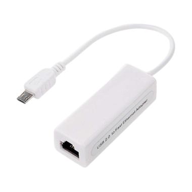 EACAN Micro USB to Ethernet LAN Adaptor Putih