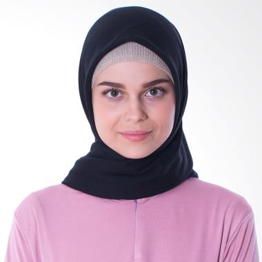 Elzatta Keiva Vabia Jilbab Segiempat - Black