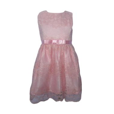 VERINA BABY Glamour Dress Pesta Anak - Pink Lace