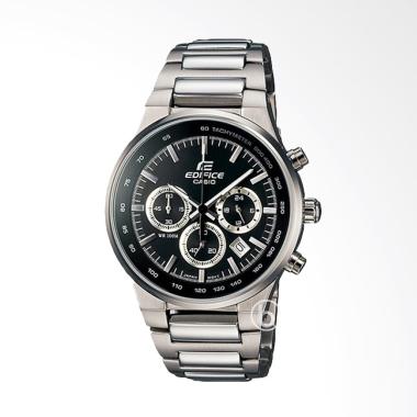 CASIO EDIFICE EF-500BP-1AV Chronograph Tachymeter Jam Tangan Pria - Black Black