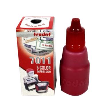 Trodat 7011 Tinta Stempel - Merah Merah