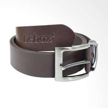 Bebox Kulit Ikat Pinggang Pria - Dark Brown [201CKT]