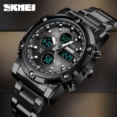 Skmei Digital Jam Tangan Pria [SKMEI 1389] Black
