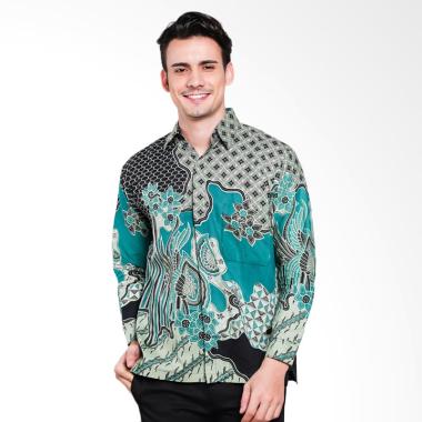Seruni Batik Men Alvyn Longsleeves  ... k - Green [BTKM 17-12-12]