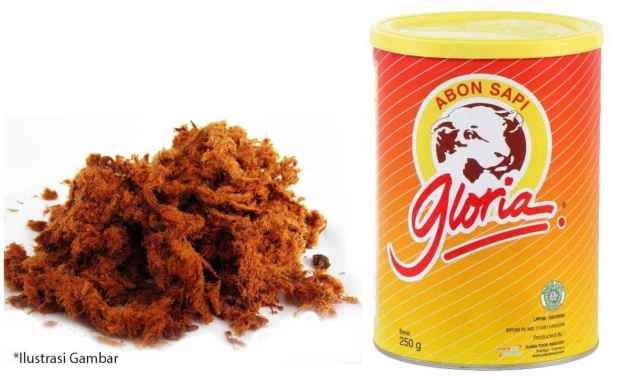 Gloria Abon Daging Sapi Rasa Original [250 g/ Kemasan Toples]