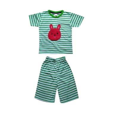 MacBear Bunny Wink Stripes Setelan Baju Anak