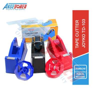 Tape Cutter Joyko [TD-103] Dual Core / Pemotong Pita Perekat Solatip, Isolasi, Lakban, Double / Tape