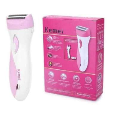 Alat Cukur Bulu Kemei KM-3018 Lady Shaver Woman Cukuran Wanita KM 3018