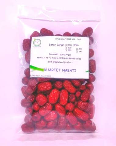 250gr Angco - Hong Zao (Red Dried Dates) Premium Sedang Standar