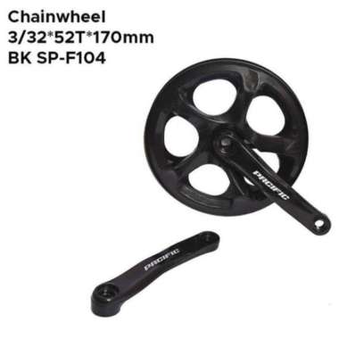 Crank 52T Pacific Hitam