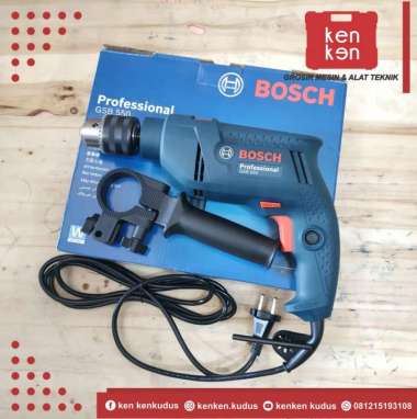BOSCH Mesin Bor Tembok 13mm Bosch GSB 550 / Bosch GSB550 Profesional