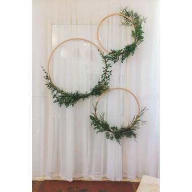 LINGKARAN UNTUK BACKDROP WEDDING 40CM