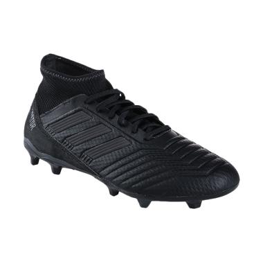 adidas Men Football Predator 18.3 Firm Ground Shoes Sepatu Sepakbola Pria - Black [CP9303]