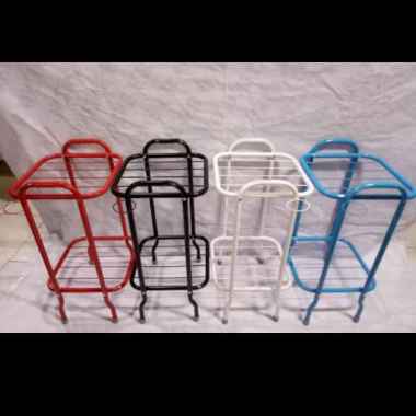 Terlaris rak dispenser rak aqua 2 susun stainless meja dispenser meja galon meja guci meja air minum