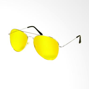 Yangunik Night View Glasses Kacamata Anti Silau - Kuning