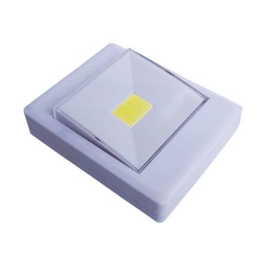 Yangunik KL1702 Kotak Stick Touch Lamp Lampu Tempel LED - Putih