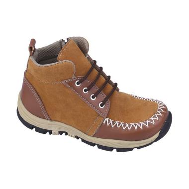 Syaqinah 068 Sepatu Boots Anak Laki-Laki - Tan