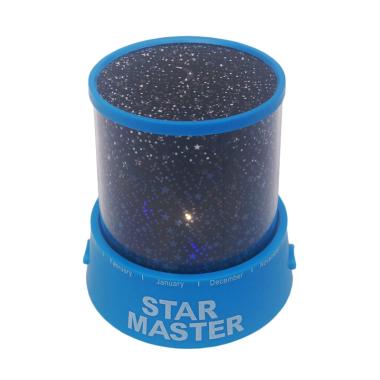 STAR MASTER Lampu Tidur Proyektor - Biru