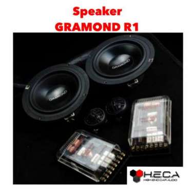 Speaker Mobil Split 2 Way GRAMOND R1 / R-1 [ORIGINAL]
